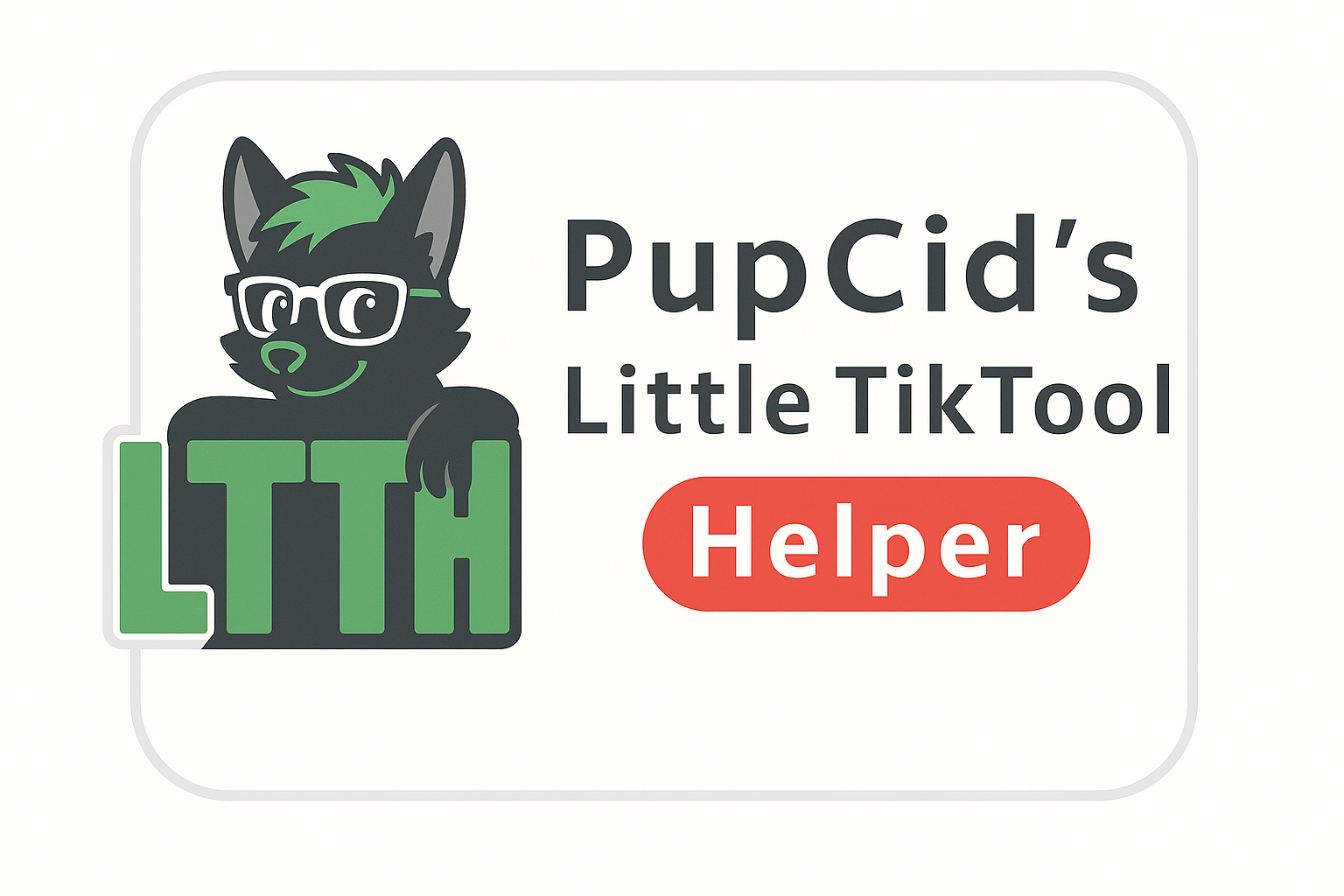 PupCid's Little TikTool Helper Logo