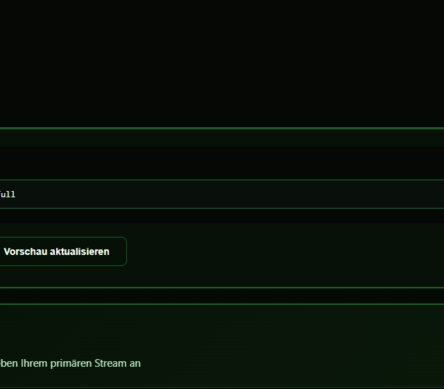 Die echte Full-HUD-URL als OBS-Browserquelle verwenden - HUD-Module, Chatbereich und Stream-Overlay