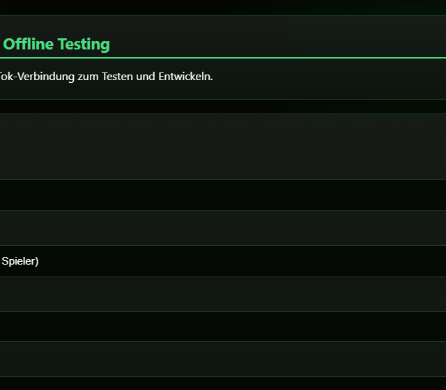 Game Mode im Testprofil konfigurieren - Spielmodus, Queue und Geschenk- oder Chat-Trigger