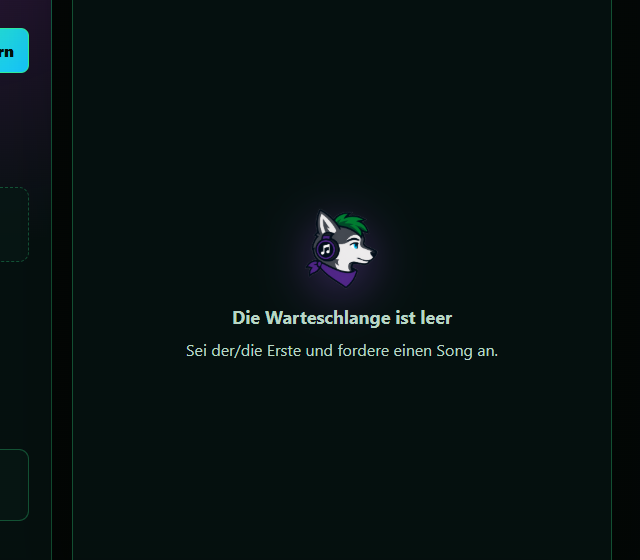 Leere lokale Music-Bot-Queue