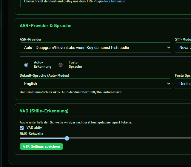 Subtitle Language im Testprofil konfigurieren - Sprache, Untertitelmodus und Textstil