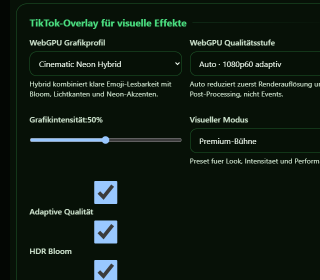 Asset Rule im Testprofil konfigurieren - WebGPU-Preset, Assets und Geschenkregel
