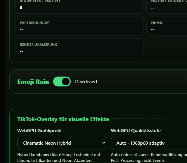 GPU Rain Reset sicher zuruecksetzen - WebGPU-Preset, Assets und Geschenkregel