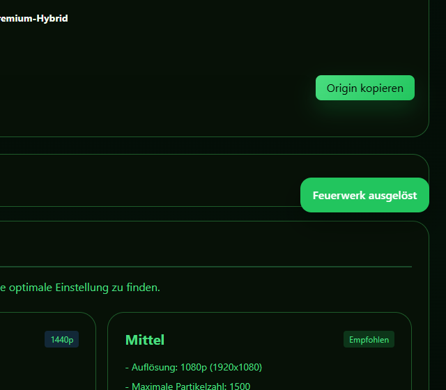Den eingebauten WebGPU-Feuerwerkstest lokal ausloesen - WebGPU-Qualität, Auslöser und Performance-Grenze