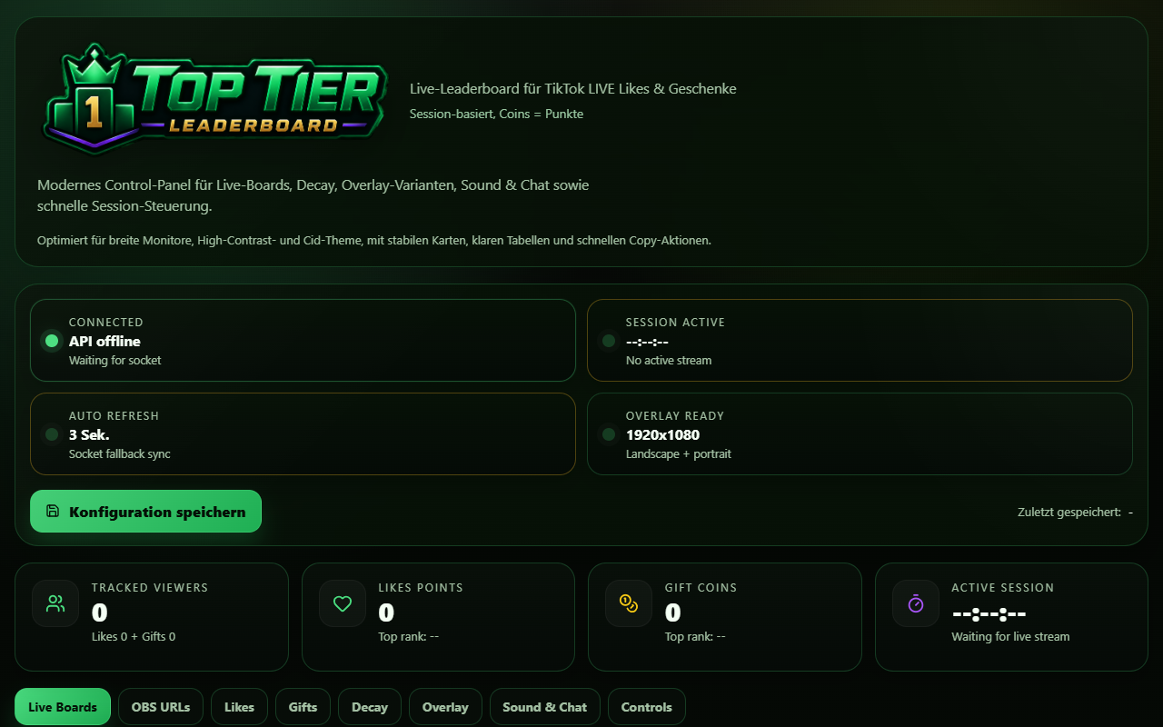 Top Tier Plugin - Übersicht