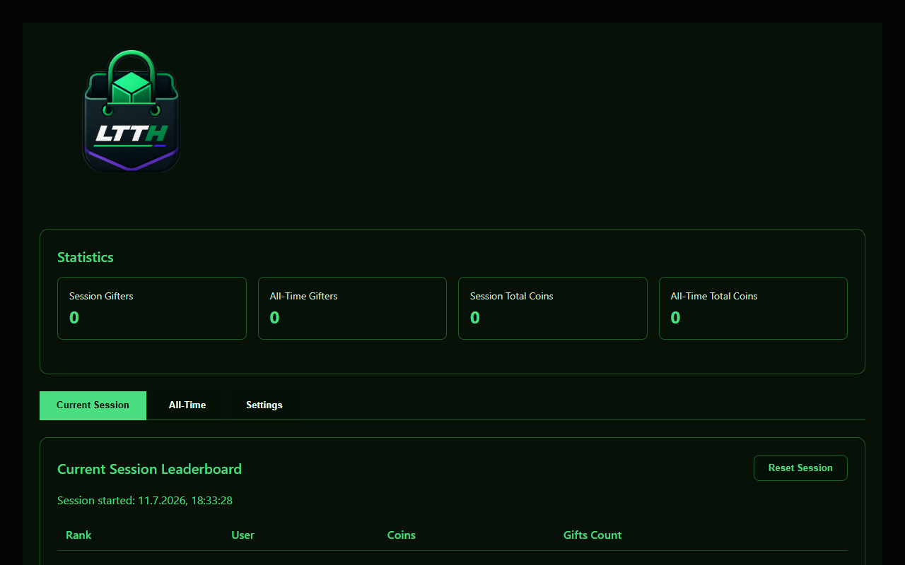 Aktuelle Viewer Leaderboard Plugin-Ansicht